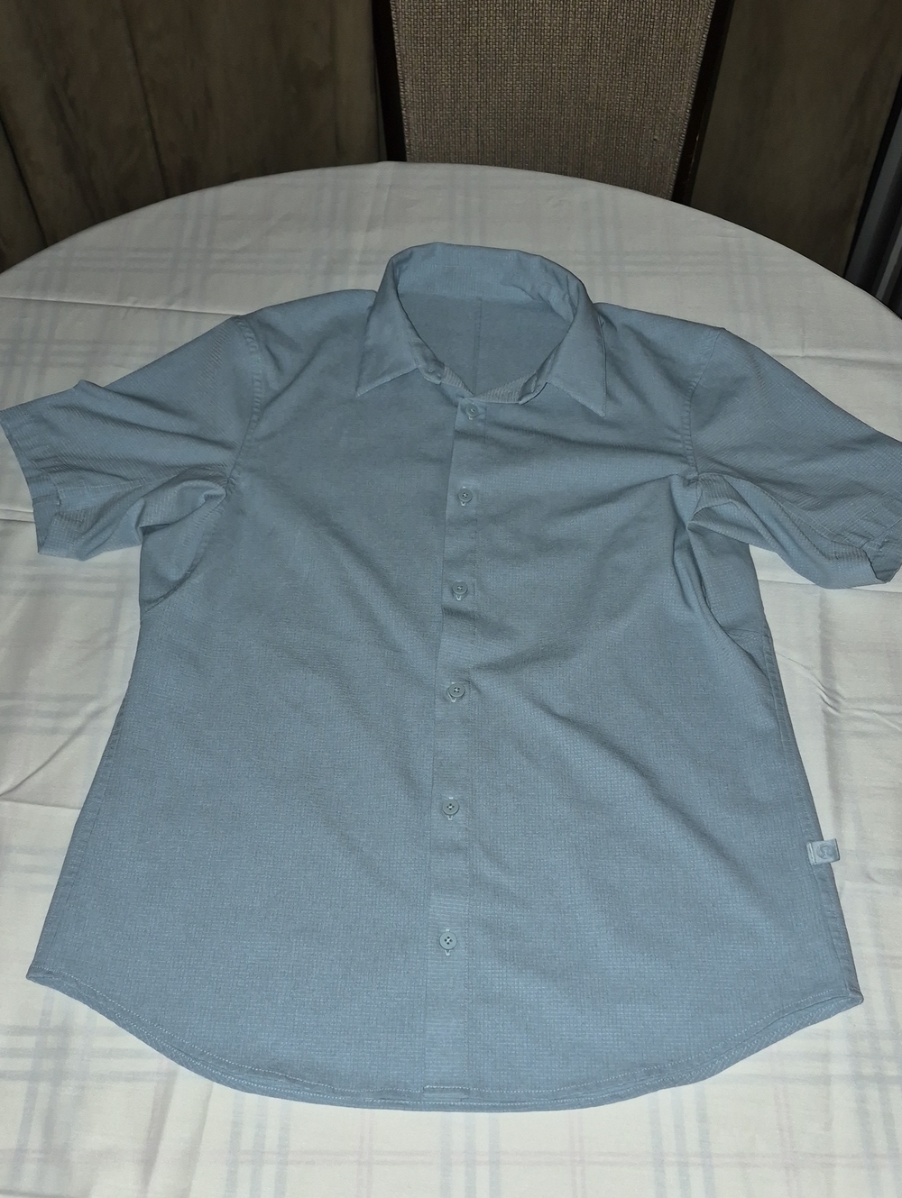 Lululemon Airing Easy Stand Collar Shirt Short Sleeve Size M Medium?